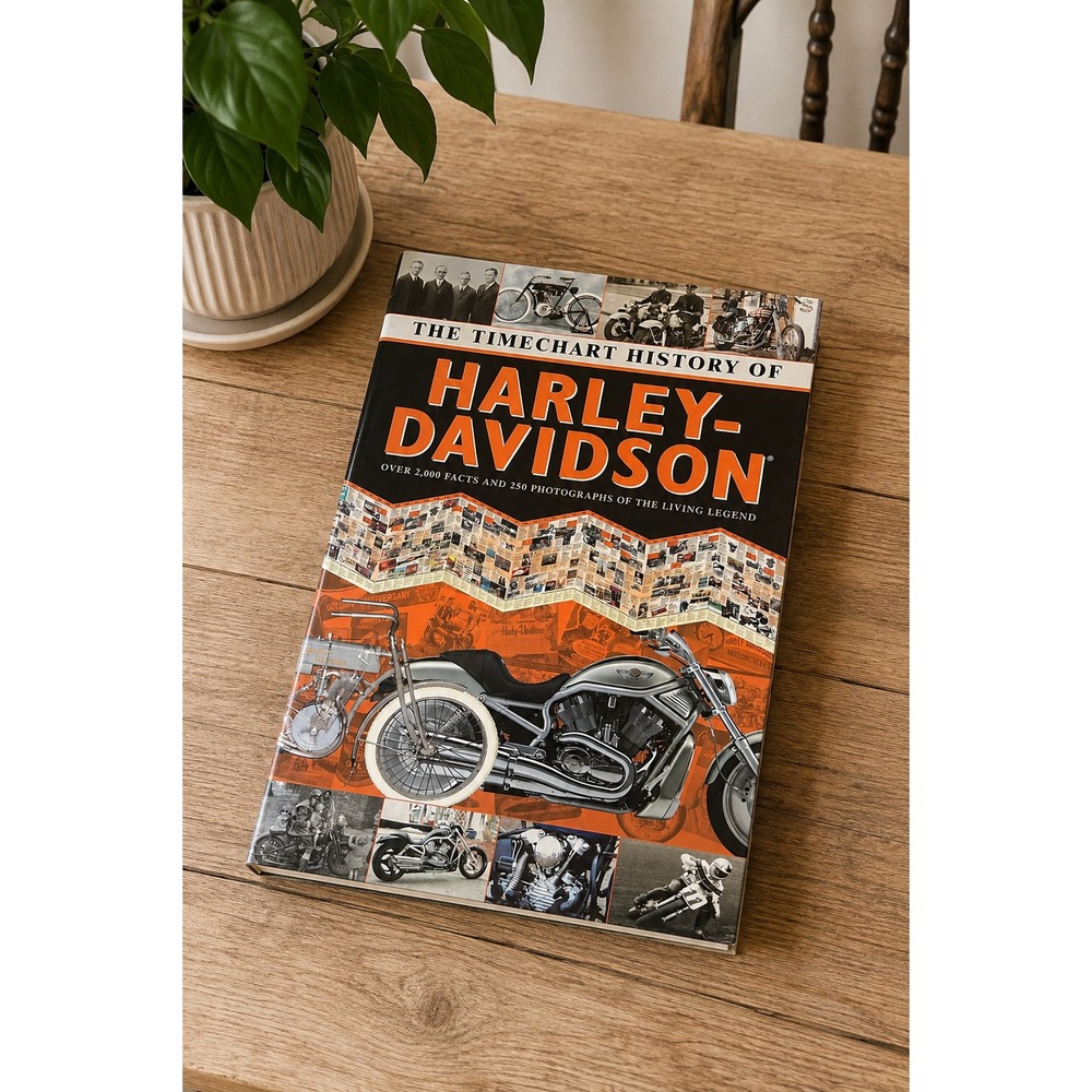 Timechart History of Harley-Davidson David Wheeler Hardcover Fold-Out Timeline